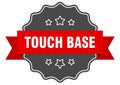 touch base label