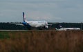 Touch down Airbus A320 Ural Airlines