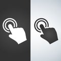 Touch hand icon