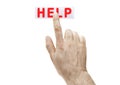Touch Help Royalty Free Stock Photo