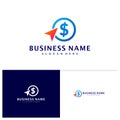 Touch Money logo Design Concept Vector. Online Coin logo Template