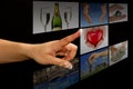 Touch screen... Royalty Free Stock Photo