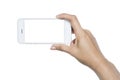 touch screen mobile phone Royalty Free Stock Photo