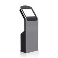 LCD kiosk isolated Royalty Free Stock Photo