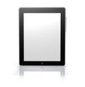 Touch screen tablet monitor (Clipping Path) Royalty Free Stock Photo