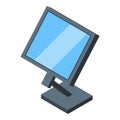 Touchscreen icon isometric vector. Hand system Royalty Free Stock Photo