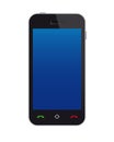 Touchscreen phone Royalty Free Stock Photo