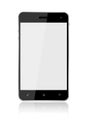 Touchscreen Smart Phone on white background