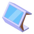 Touchscreen tablet icon isometric vector. Digital smart Royalty Free Stock Photo