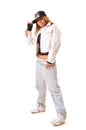 Tough hip hop girl Royalty Free Stock Photo