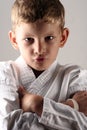 Tough kid Royalty Free Stock Photo