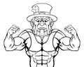 Leprechaun Sports Mascot Cartoon Character