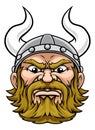Viking Warrior Mascot Cartoon