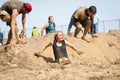 Tough Mudder: Happy Female Racer