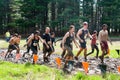Tough Mudder: Muddy Group of Racers