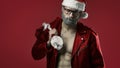 Tough santa claus Royalty Free Stock Photo