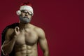 Tough santa claus Royalty Free Stock Photo