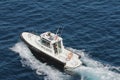 Toulon, France - Jul 01, 2019: Pilot-boat in sea