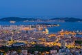 Toulon in a spring night Royalty Free Stock Photo