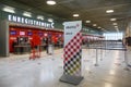 Toulouse Blagnac Airport Check-In C in the Terminal in France Royalty Free Stock Photo