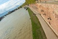 Garonne river embankment in Toulouse
