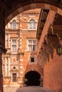 Detail of the entrance to the HÃÂ´tel d`AssÃÂ©zat in Toulouse, France