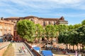 View of the round side facade of the Basilica of Notre-Dame de la Daurade Royalty Free Stock Photo