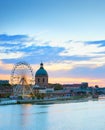 Toulouse landmark river Garone France