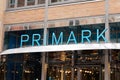 Primark logo brand fashion shop and text sign store on facade boutique affordable Royalty Free Stock Photo