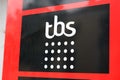 TBS store logo text sign shop clothing boat and shoes brand sporty and leisure