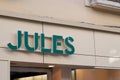 Jules logo green brand and text sign front of shop fashion retailer men boys clothing