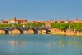 Toulouse at a summer day Royalty Free Stock Photo