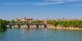 Toulouse in a summer day Royalty Free Stock Photo