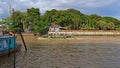 Tour along the river in Siring, Banjarmasin city, travel can be done by small boat