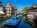 Ill River in Petite France, Strasbourg Royalty Free Stock Photo