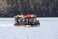 Tour boat on bita hai lake in china Royalty Free Stock Photo