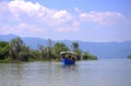 Tour boat in Kerkini lake ,Greece