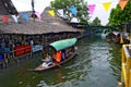 Khlong Lat Mayom floating market in Bangkok