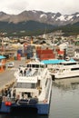 Tour boats in Ushuaia, Argentina