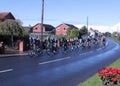 Tour of Britain cycle race stage 4 main peleton Royalty Free Stock Photo