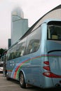 Tour bus in Honk Kong Royalty Free Stock Photo