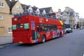 Tour bus in Oxford, England, United Kingdom Royalty Free Stock Photo