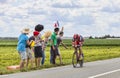 Tour de France Action Royalty Free Stock Photo