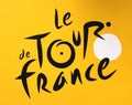 Tour de France logo Royalty Free Stock Photo