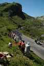 Tour de France Mountain Stage Royalty Free Stock Photo
