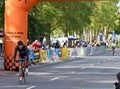 Tour de Koszalin an amateur cycling race September winner Tomasz Marzec Royalty Free Stock Photo
