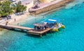 Tour Dock in Bonaire Royalty Free Stock Photo