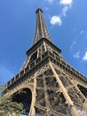 Tour Eiffel Paris Ground Viewpoint Royalty Free Stock Photo