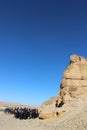 Tour group in the Negev in Israel Royalty Free Stock Photo