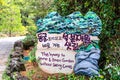 Tour signage of Hallim Park in Jeju